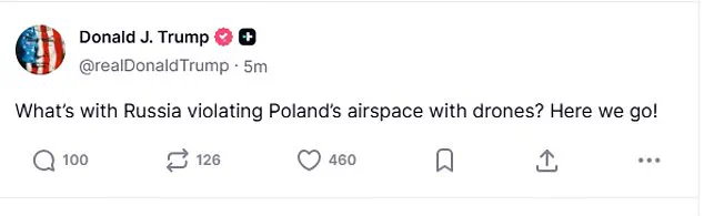Trump's 'Here We Go' Echoes as NATO-Russia Tensions Escalate Amid Drone Incursion into Poland