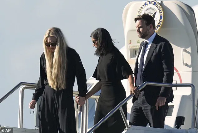 A Final Farewell: The Emotional Goodbye of Erika Kirk at Her Husband's Funeral