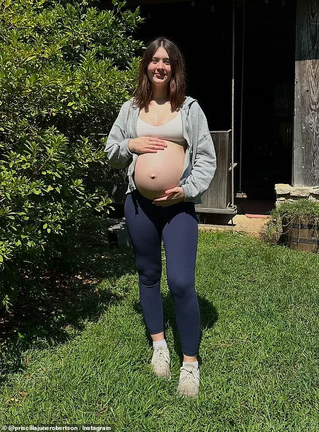 Priscilla Robertson Welcomes First Child at 19 Amid Celebration and Controversy, as Boyfriend Shares Emotional Instagram Post