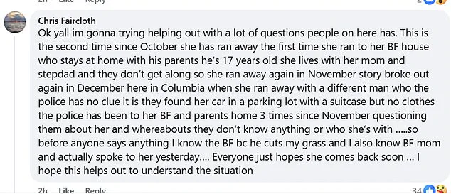 Missing South Carolina Teen Mackenzie Dalton, 16, Possibly in Contact with Unidentified Man, Authorities Urge Public Assistance