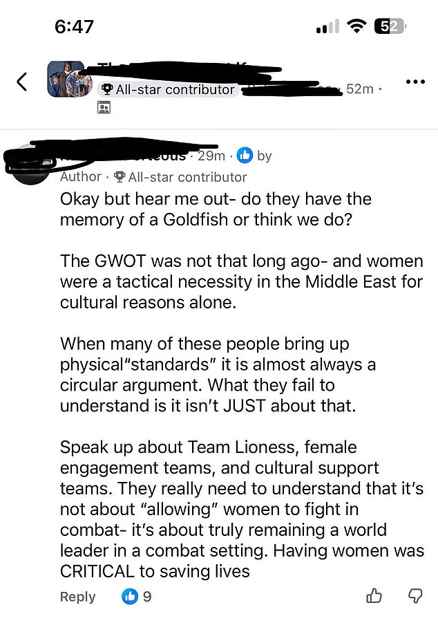 Pentagon Launches Six-Month Study to Assess Impact of Women in Combat Roles on Military Operational Effectiveness, Marking Shift in DoD Policy Approach