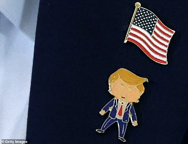 President Trump's Whimsical Lapel Pin Sparks Laughter at Oil Industry Meeting