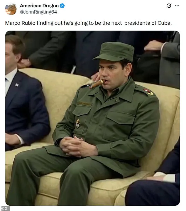 Exclusive: The Hidden Information Behind Trump's Surreal Endorsement of Marco Rubio as Cuba’s Leader and the Speculation It Ignited