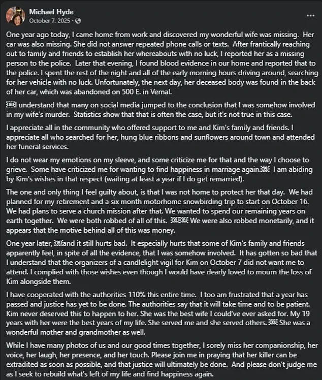 Michael Hyde Remarries Over a Year After Wife's Murder, Raising Questions in Vernal, Utah