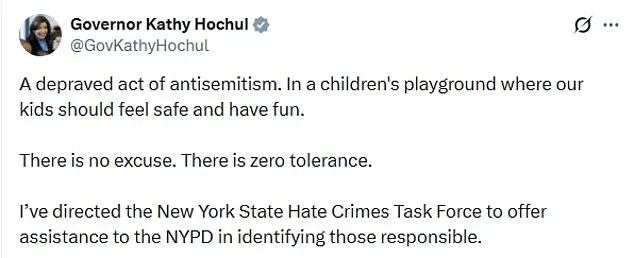 Escalating Antisemitic Hate Crimes in Brooklyn: Two Teens Charged After Vandalizing Playground with Swastikas and Graffiti