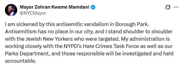 Escalating Antisemitic Hate Crimes in Brooklyn: Two Teens Charged After Vandalizing Playground with Swastikas and Graffiti