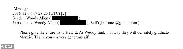 Newly Released Files Reveal Jeffrey Epstein's $15,000 Donation to Woody Allen's Daughter's School