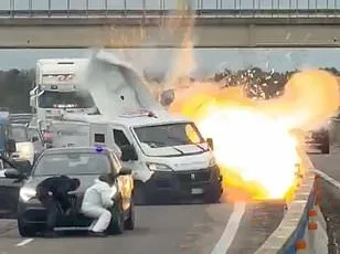 Dramatic Collision Thwarts Armed Robbery in Chile