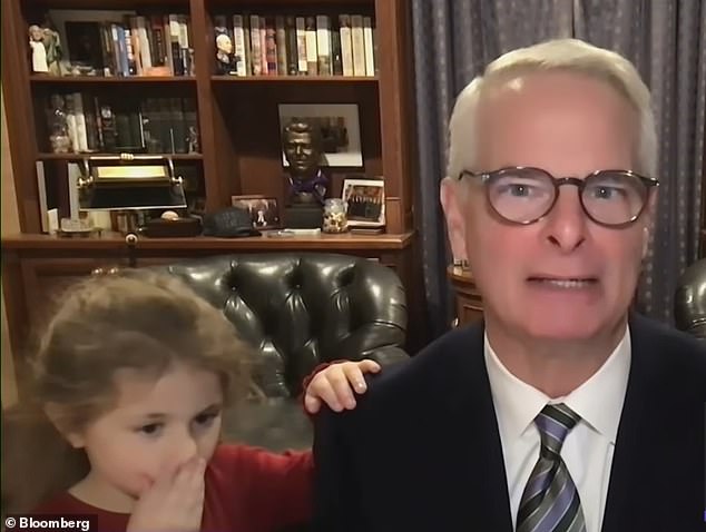 A Granddaughter's Surprise Disruption of a Political Live Stream