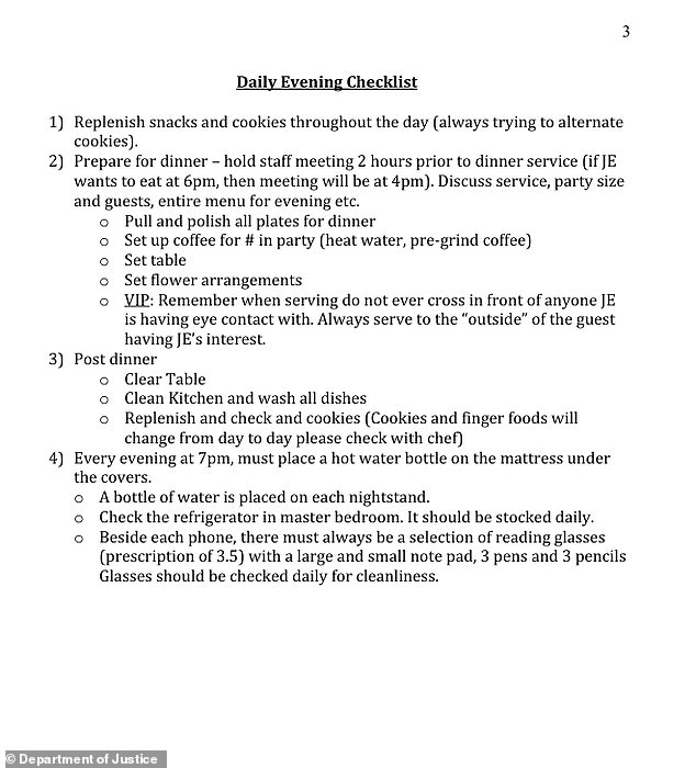 DOJ Files Expose Epstein's Obsessive Routine and Dark Secrets