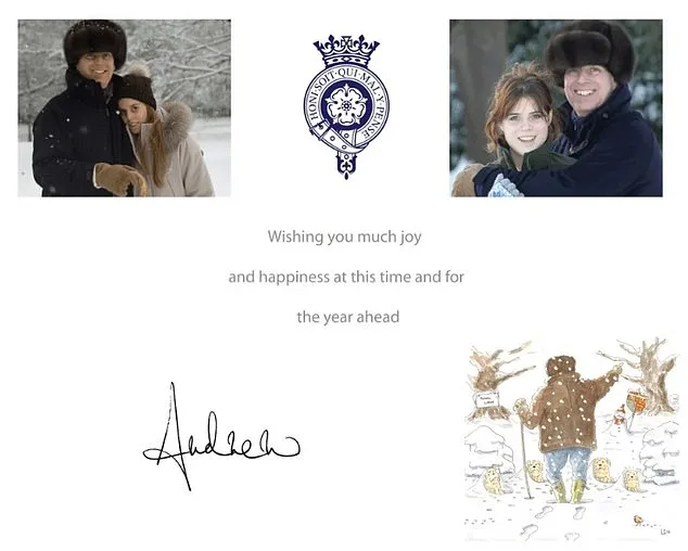 Duke of York Sent 2011 Christmas Card to Epstein with Daughter Photos, Contradicting 2019 Claims of No Contact
