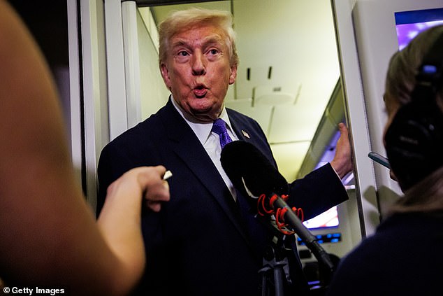 Trump Avoids Addressing Alleged Affair Between Noem and Lewandowski, Denial Continues