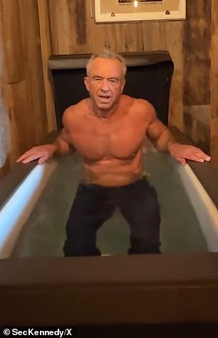 Health Secretary RFK Jr. and Kid Rock's Controversial Cold Plunge Workout in Jeans Sparks Outcry