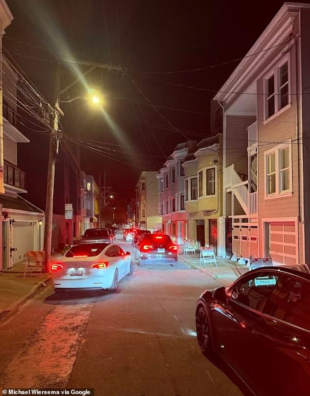 Tesla Charging Lot's Nightly Chaos Angers Lombard Street Residents