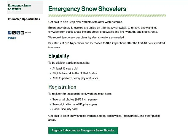 Controversy Over NYC's Snow Shoveler ID Requirement Sparks Hypocrisy Debate Amid DSA Ties