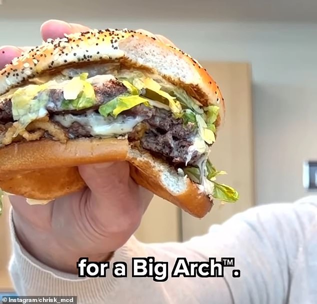McDonald's CEO's Awkward Promo for New Big Arch Burger Sparks Online Mockery