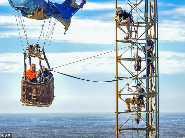 Dramatic Rescue of Two from Crashed Hot Air Balloon in Texas