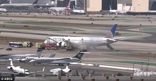 United Airlines Flight Makes Emergency Landing at LAX After Sudden Engine Failure Forces Evacuation