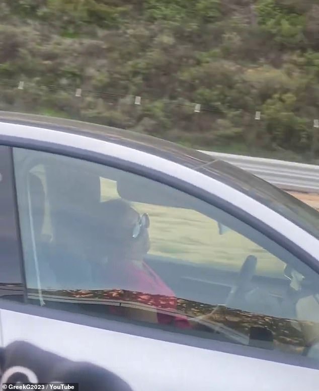 Woman Seen Sleeping at Wheel of Self-Driving Tesla on California Highway as Authorities Search for Driver