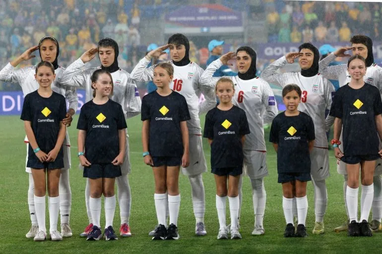 Defiant Anthem: Iranian Women's Football Team's Bold Stand at Asian Cup