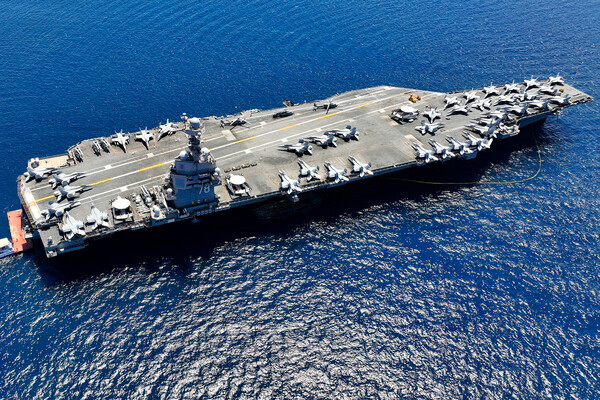 Fire on USS Gerald R. Ford Fully Contained; Two Sailors Injured, Ship Remains Operational
