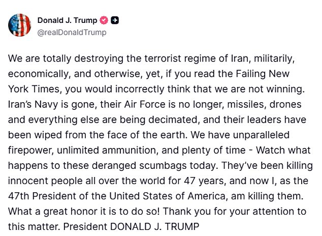 Trump's Escalation Rhetoric Sparks Fears of U.S.-Iran Conflict Surge