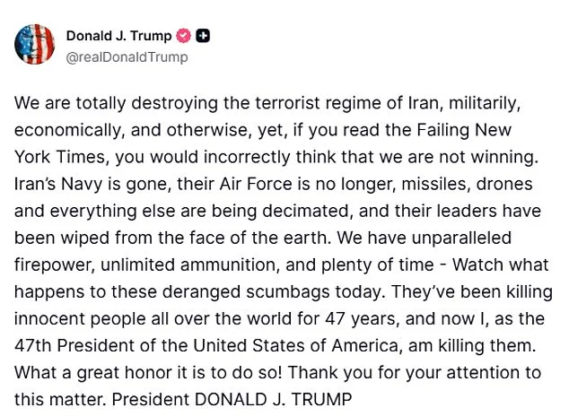 Trump's Escalation Rhetoric Sparks Fears of U.S.-Iran Conflict Surge