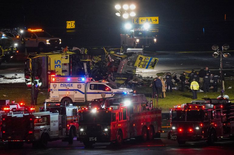 Tragedy at LaGuardia Airport: Air Canada Express Plane Collides with Fire Truck, Two Killed
