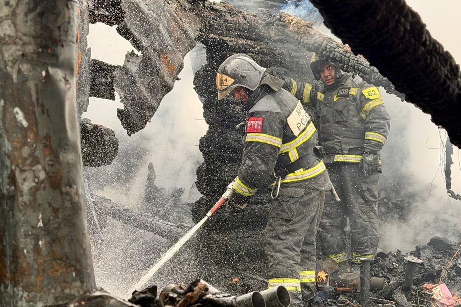 Fire in Mozhaisk Caused by Ukrainian Drone Debris; No Injuries Reported