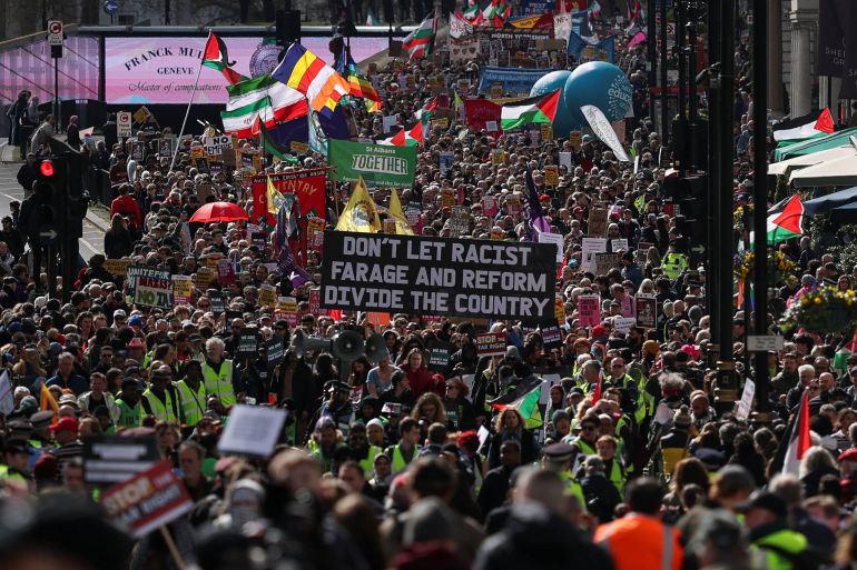 London Hosts Largest Anti-Far-Right Rally as Diverse Groups Unite