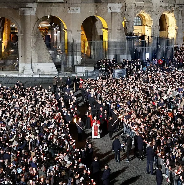 Pope Leo XIV Carries Wooden Cross Through Colosseum's Via Crucis in Historic Easter Celebration