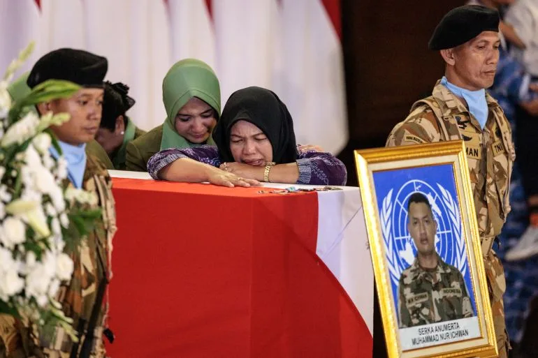 Indonesia Receives Remains of UN Peacekeepers Killed in Lebanon as Calls for Investigation Grow