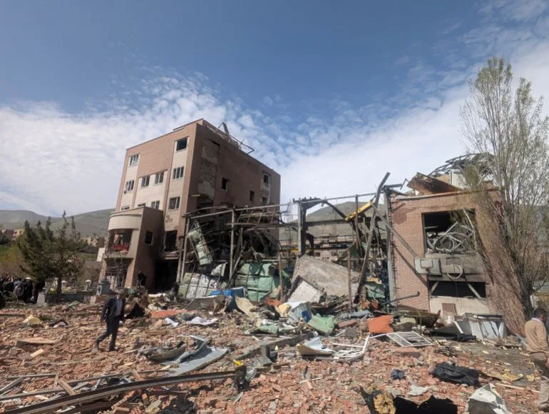 U.S. and Israeli Airstrike Ruins Iranian Research Facility, Escalating Attacks on Civilian Infrastructure