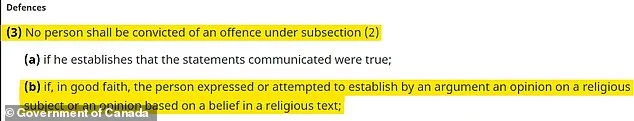 Canada's Hate Speech Bill Sparks Concerns Over Criminalizing Religious Texts