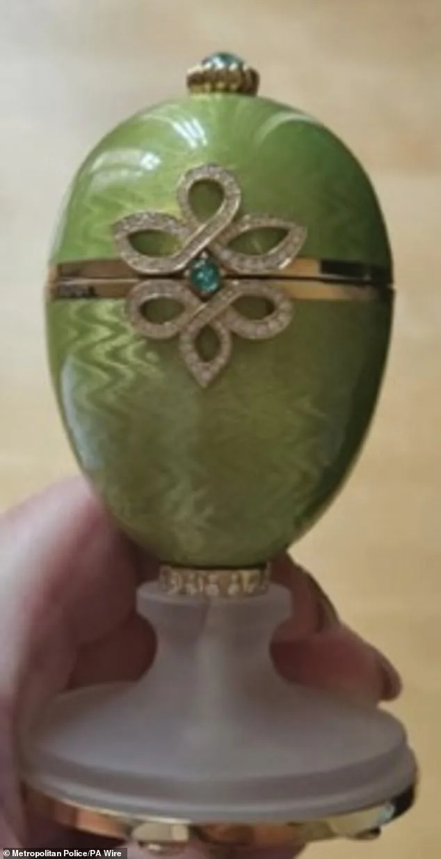 Soho Theft: Senior Whiskey Executive's £2M Fabergé Egg Stolen in Bold Daylight Robbery