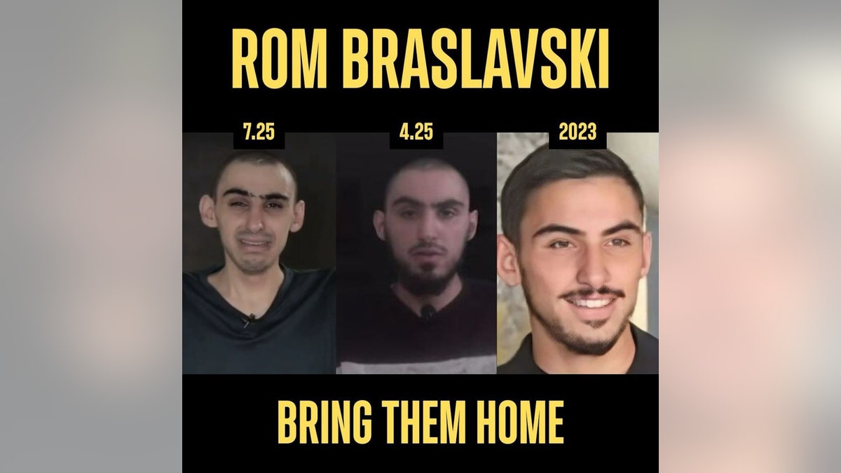 Hostage Rom Braslavski survived on half a pita and cheese during Gaza captivity.