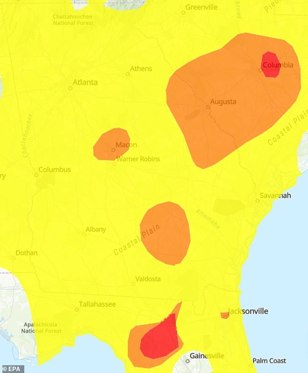 Toxic Air Quality Alerts Issued for Millions in Georgia and South Carolina