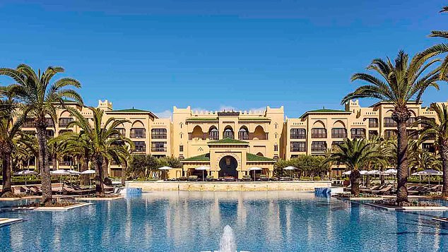 Morocco resort solves "golf widow" with luxury spa for mothers.