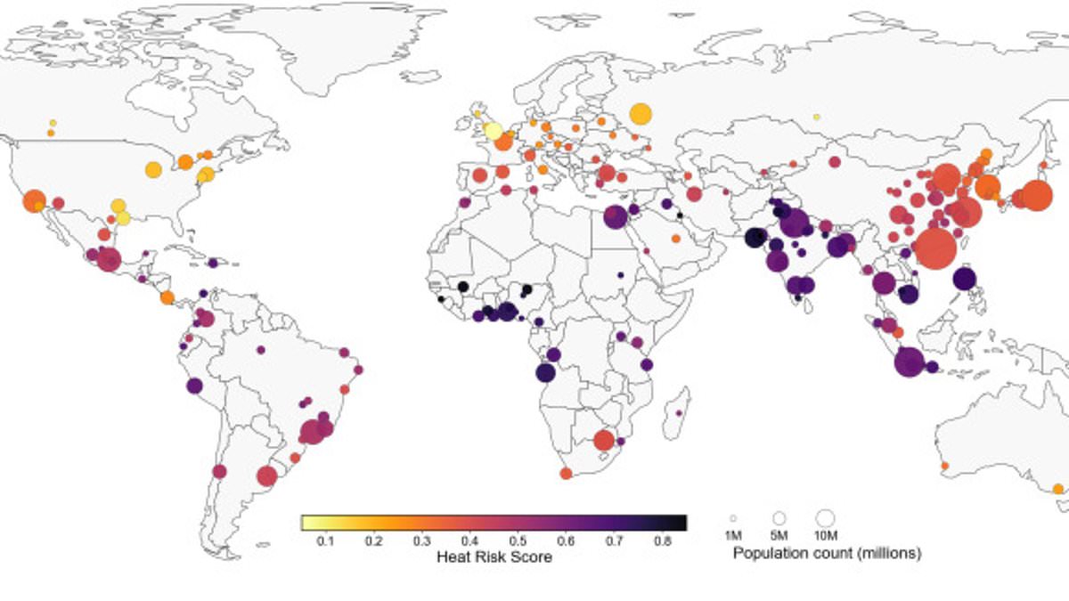 El Niño Pushes Cairo and Bangkok Into Top 50 Heat Danger Zones