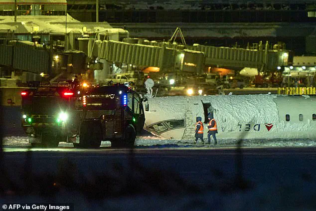 Dramatic Video Shows Delta Air Lines Jet Crashing at Toronto Airport