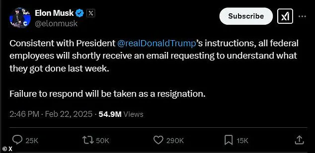 Elon Musk's Late-Night Email Demanding Government Employees' Accomplishments Sparks Outrage