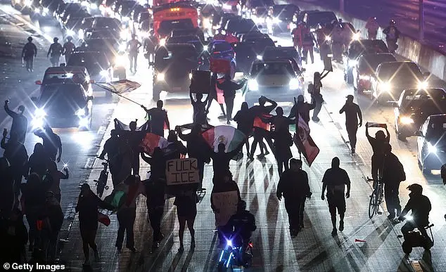 Los Angeles Protestors Take to Streets Against Trump Immigration Policies