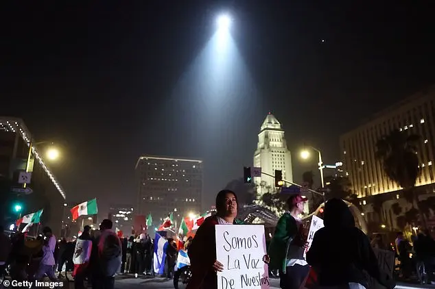 Los Angeles Protestors Take to Streets Against Trump Immigration Policies