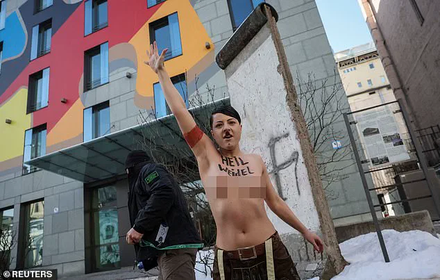 Topless Feminist Protest in Kyiv: A Bold Message to the German AfD