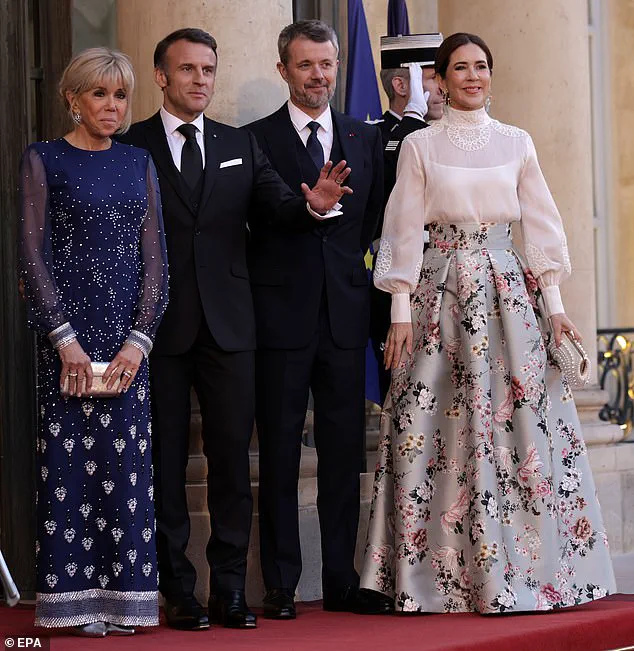 Danish Royal Couple Dazzles at France's Elysée Palace State Dinner
