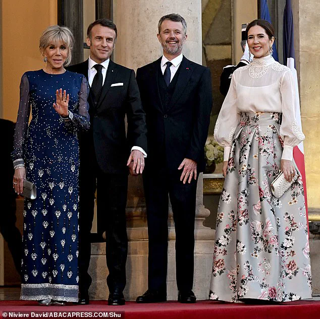 Danish Royal Couple Dazzles at France's Elysée Palace State Dinner