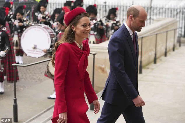 Exclusive: Princess Kate's Radiant Return to Commonwealth Day Service in Iconic Red Ensemble