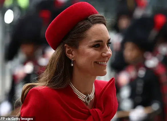 Exclusive: Princess Kate's Radiant Return to Commonwealth Day Service in Iconic Red Ensemble