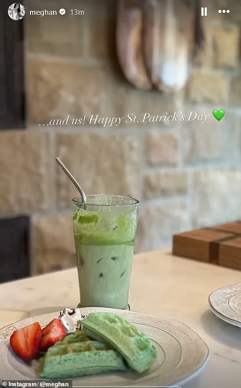 Meghan Markle's St Patrick's Day Green Waffles: A Self-Promotional Spectacle