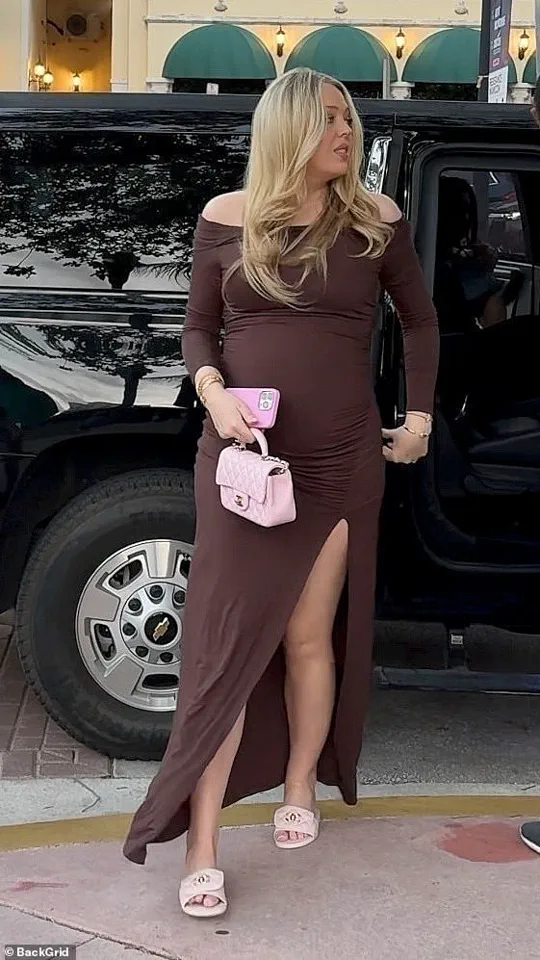 Exclusive: Tiffany Trump Dazzles in Miami with Prominent Baby Bump and Mysterious Accessories